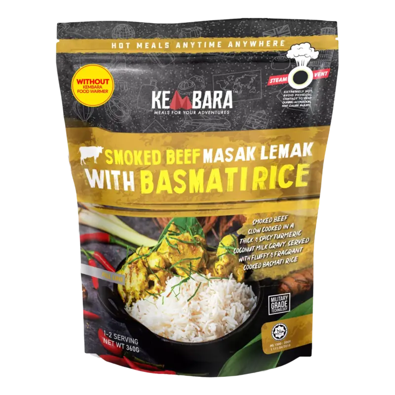 Smoked Beef Masak Lemak with Basmati Rice